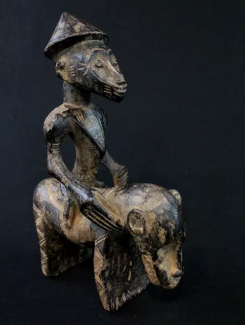 Arte Africano - Antico Cavaliere Syonfolo Senoufo - Senufo Horserider - 21,5 CMS 2