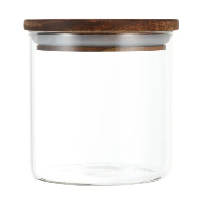 Recipiente de café de vidrio recipiente de dulces caja de almacenamiento alimentos