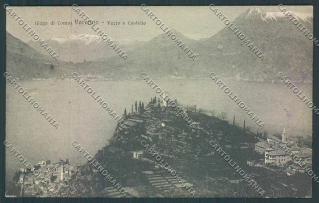 Lecco Varenna Vezio cartolina LQ4698