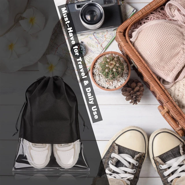 10 Stück Schuhe Tasche Vlies Reise Aufbewahrungsbeutel Kordelzug Staubbeutel 16