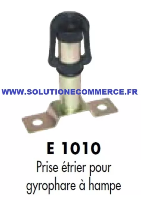 PRISE ETRIER A POSER SUPPORT pour GYROPHARE à HAMPE E1010