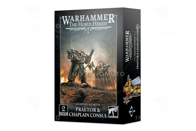 Warhammer 30k - Figurines Legiones Astartes : Praetor And Chaplain Consul