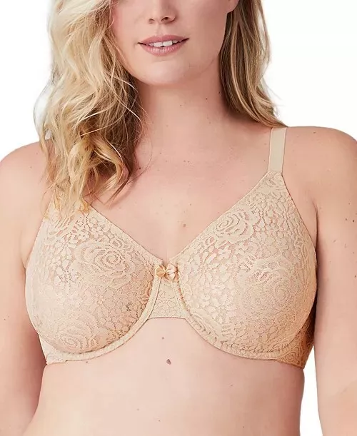 WACOAL HALO LACE MOLDED UNDERWIRE COMFORTABLE SUPPORTIVE BRA