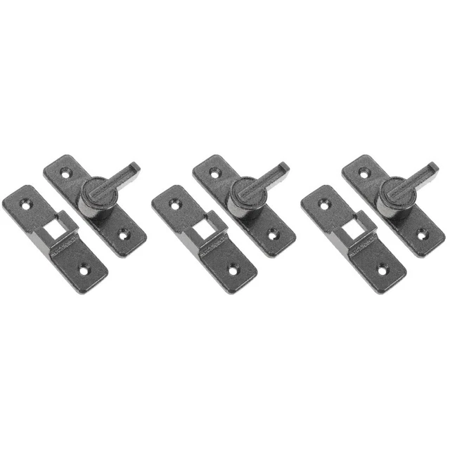 6 Pezzi Piastre Di Riscontro In Acciaio Inox Per Serrature Porte - Rinforzo Per Telai - Foto 7