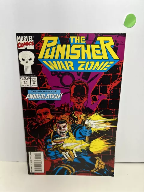 The Punisher War Zone  Comic Book Vol 1 #17  Marvel Comics July 1993