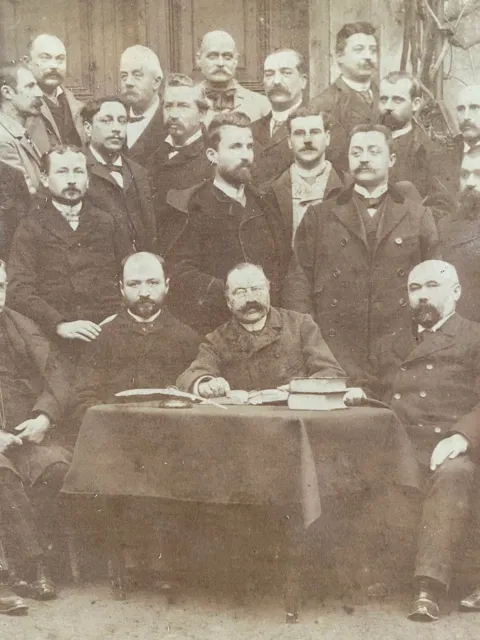 Foto De Conjunto XIX, Escuela De Tarbes 1893-94, Profesores