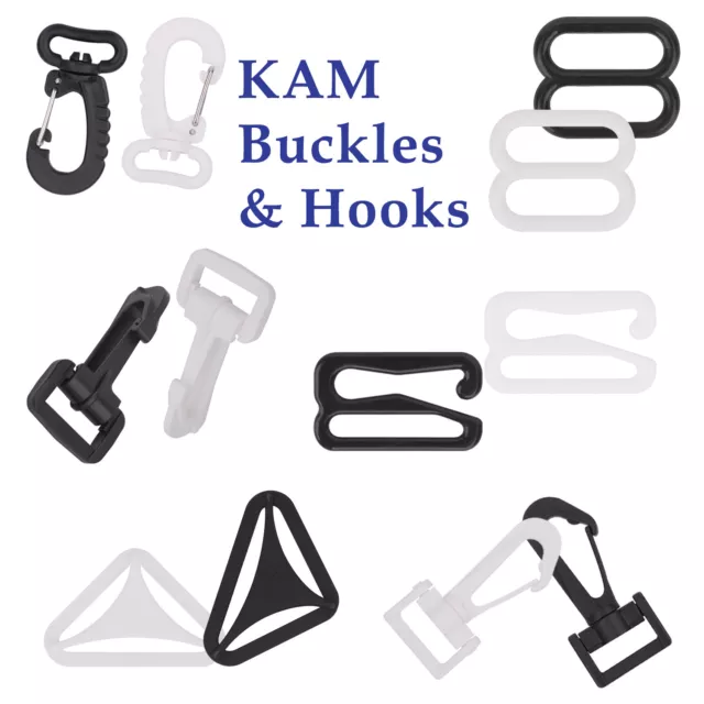 KAM Pivotant Trigger Clip Porte-Mousqueton Sangle Connecteur Ajusteur Sac à Dos