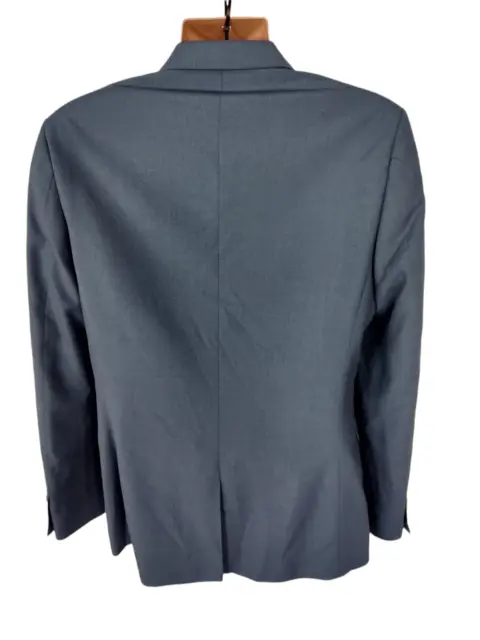 Giacca Blazer Formale Slim Fit Da Uomo Blu Next Size Uk 40L Con Bottoni 2