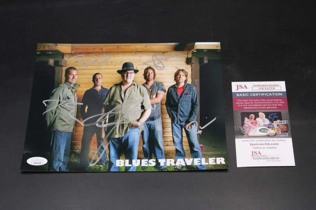 Blues Traveler Signed 8x10 Photo John Popper Autograph JSA COA D8626