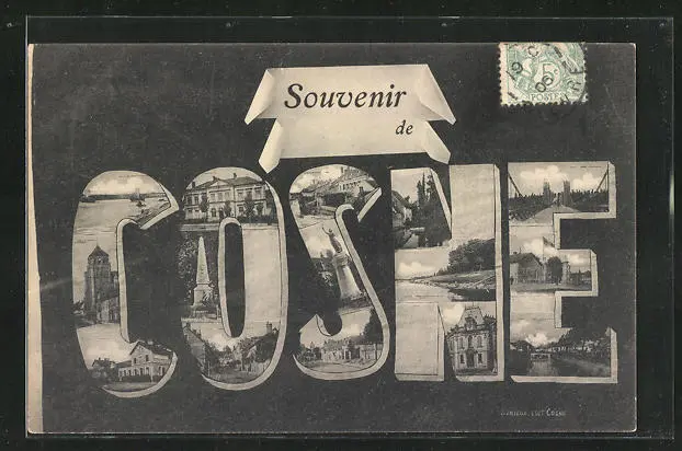 CPA Cosne, Les impressions de la ville 1905