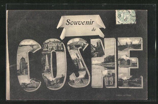 CPA Cosne, Les impressions de la ville 1905
