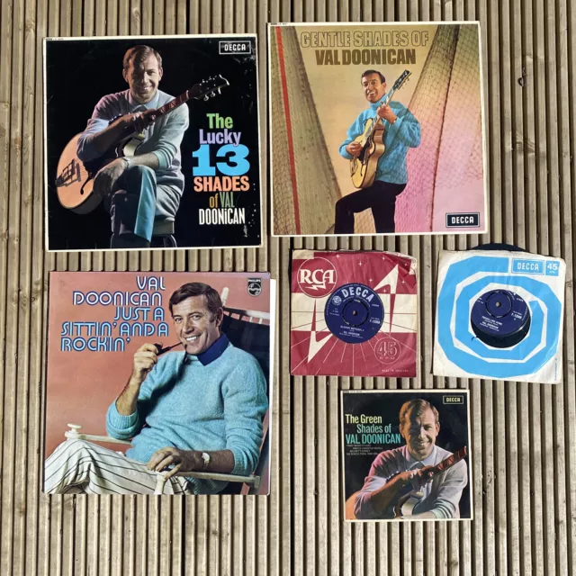 Job Lot 6x Val Doonican LP Vinyl Record 12" 7" 1960's Irish Easy Listening Rare