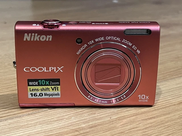 Nikon Coolpix S6200 16.0 MP Compact Digital Camera Pink-Does Not Turn On