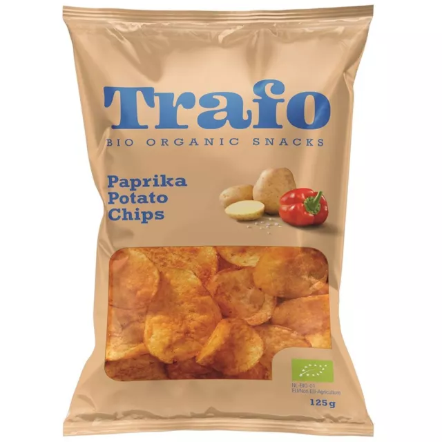 KARTOFFELCHIPS MIT PFEFFERGESCHMACK, BIO, 125 g - TRAFO