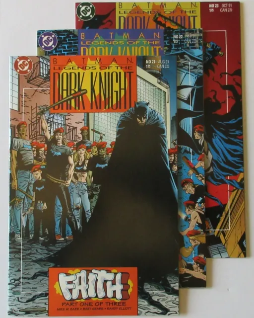 Batman - Legends of the Dark Knight #21 - 23  complete Faith story arc 1991