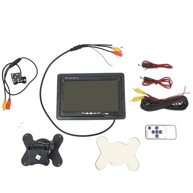 Telecamera di backup wireless, WIFI 12V a 24V di telecamere di backup Impermeabile HD IR Visione notturna Telecamera posteriore per auto camion pick-up RV Camper
