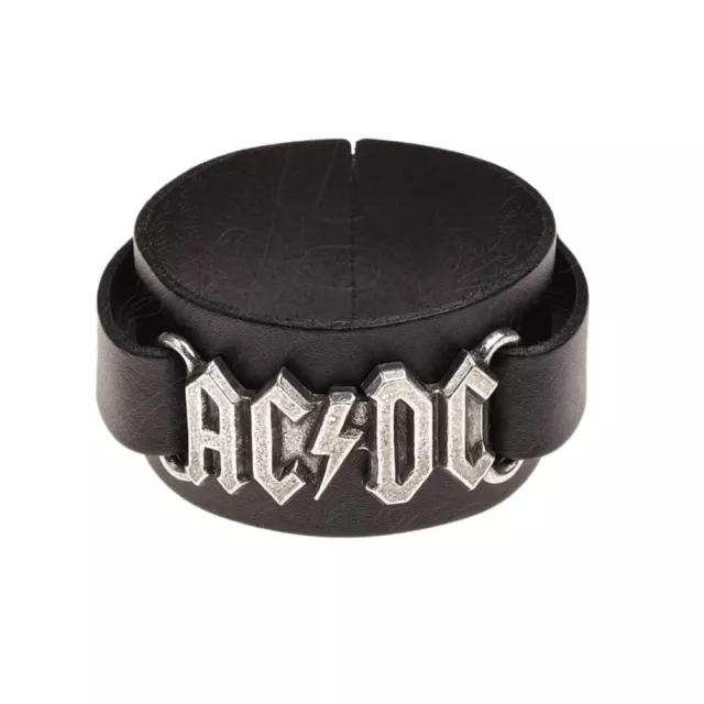 Alchemy Gothic Rocks AC/DC Logo Wriststrap Bracelet - Made in England Music
