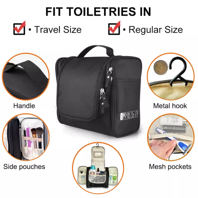 for Women Toiletries Bag with Hook Hanging Toiletry Bag Travel