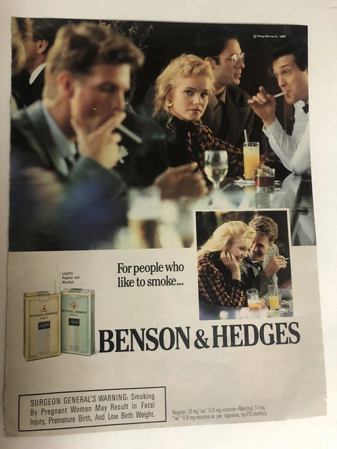 Benson Hedges Cigarettes FOR SALE! - PicClick UK Australia
