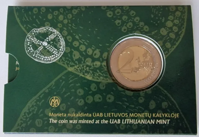 2 EURO Commemorative coin "Baltic Culture", Lithuania 2016. UNC