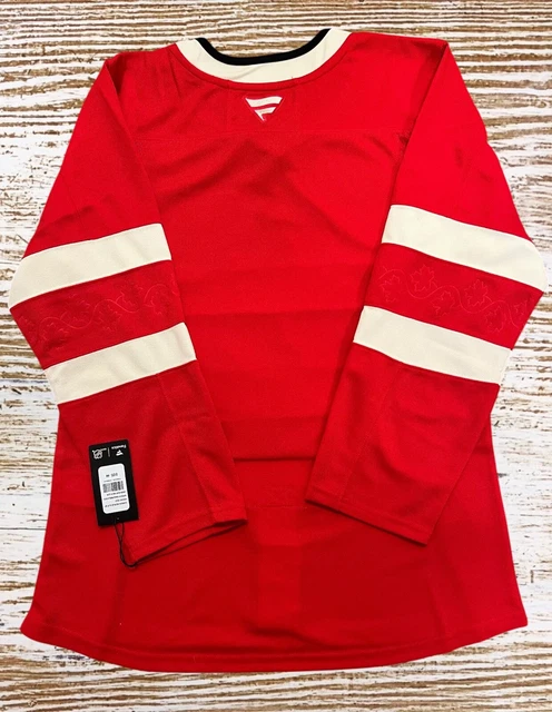 Maillot Hockey Team Canada Rouge Cale Makar #8 – 4 Nations Face-Off, Taille XL, Neuf