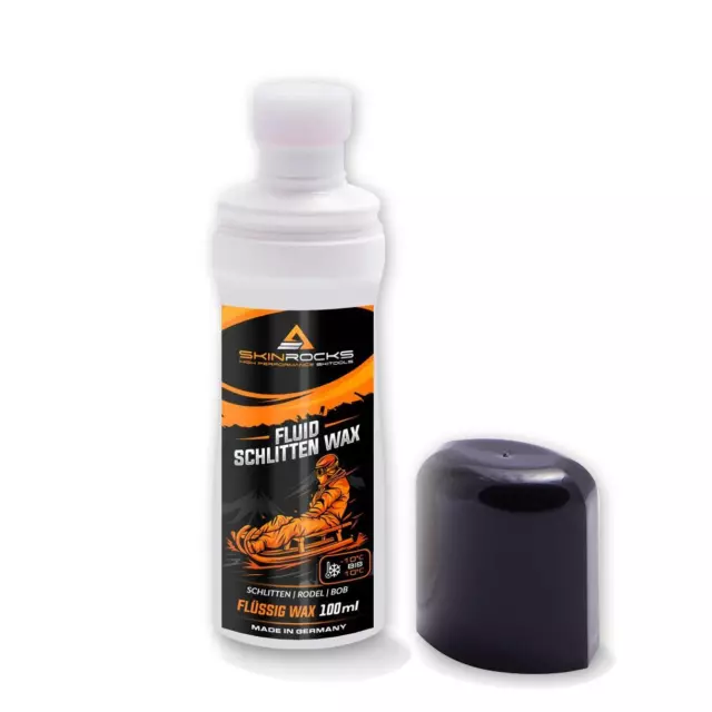 SkinRocks Schlitten Wachs flüssig Spezialgleitwax Speed Fluid Wax Rennrodel