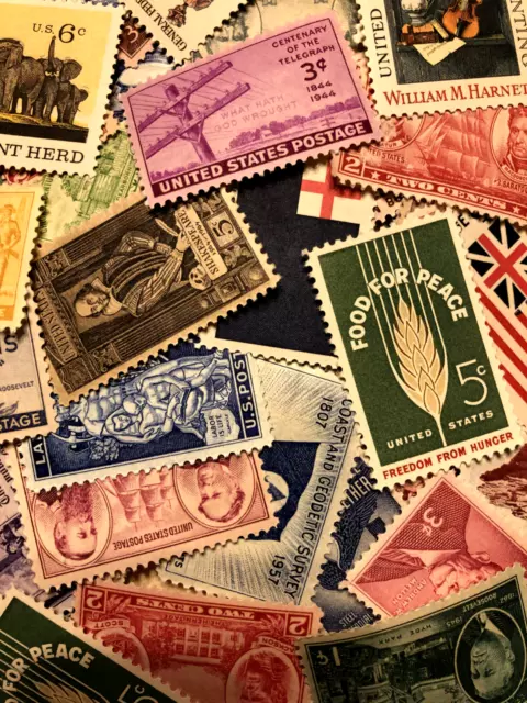 Lot Of 50 Unique United States Commemorative Stamps, Mint Nh - No Duplicates! 3