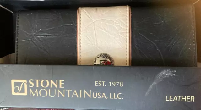 Stone Mountain Cornell Leather Bifold Small Wallet - Black Tan - Yahoo  Shopping