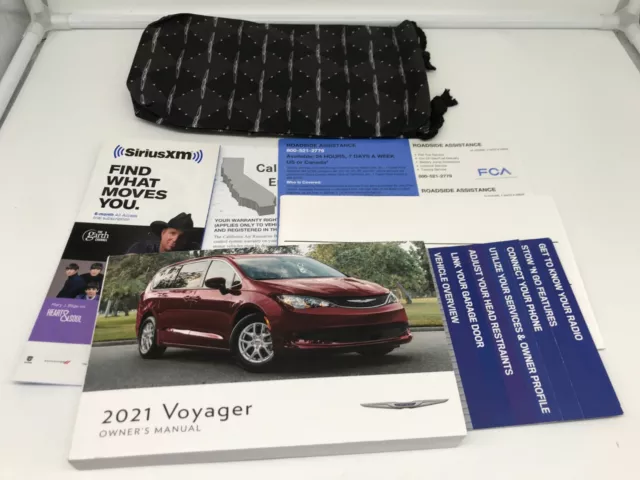 2021 Chrysler Voyager Owners Manual With Set Case OEM OM02092