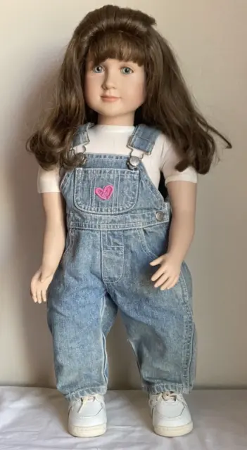 Vintage 1997 MY TWINN 23" Poseable Doll Light Brown Hair Blue Eyes