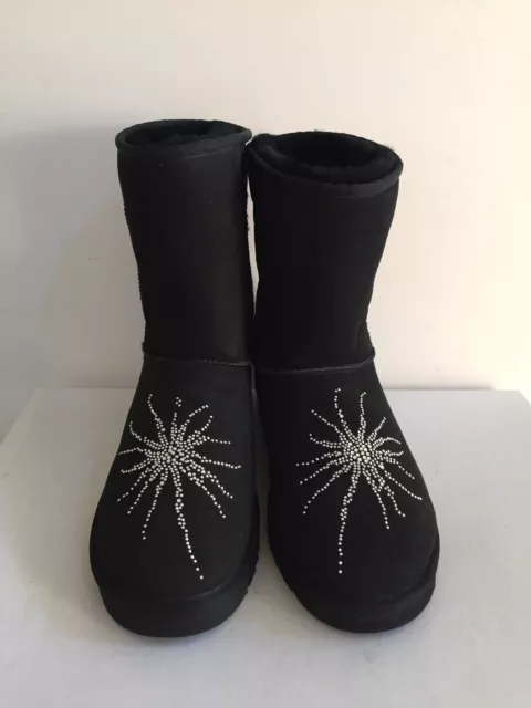 Ugg Classic Short Black Customized Crystal Boot Us 10 / Eu 41 / Uk 8.5