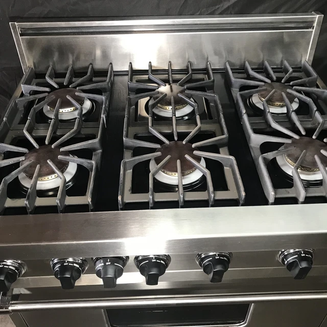 VIKING 36” PROFESSIONAL Range Gas Sealed 6 Burner Stove With Large Gas