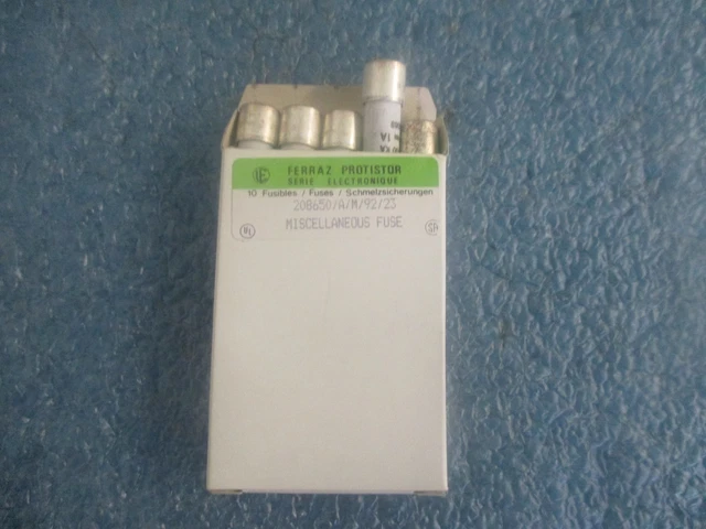 Lot de Ferraz Modèle: 6 Jx 1 S83069 Protistors. Quantité 10. Neuf Ancien Stock.