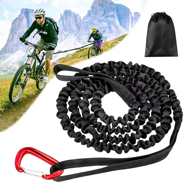 Bicycle Tow Rope Mountain Bike Parent-Child Pull Rope Outdoor Tow Rope Portable