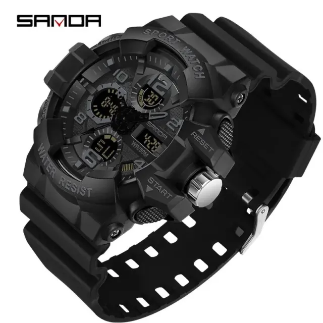 SANDA Brand Military Watch Men Digital Shock Sports Watches For Man Waterproof