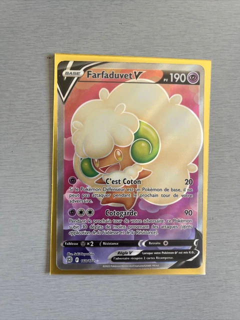 Carte Pokémon - Farfaduvet V FA 160/172 FR Neuf