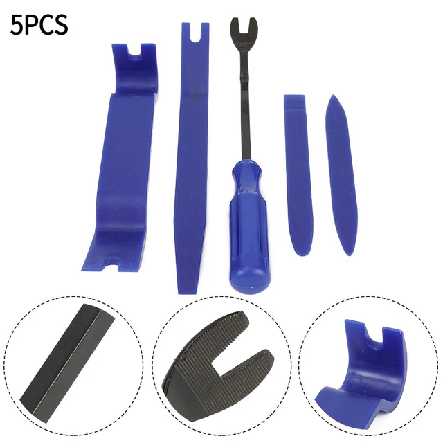 5 X Auto Bordo Rimozione Strumento Kit Pannello Porta Chiusura Cruscotto Plastic