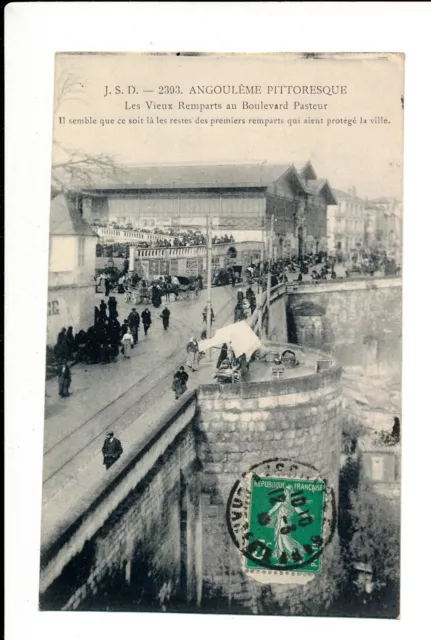 C14229 - Une Carte Postale Ancienne - ANGOULÈME PITTORESQUE - Les Vieux Remparts