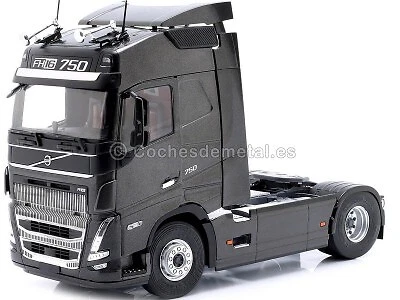 2021 Cabeza Tractora Volvo FH16 750 Globetrotter XL Negro Metalizado 1:24 Solido
