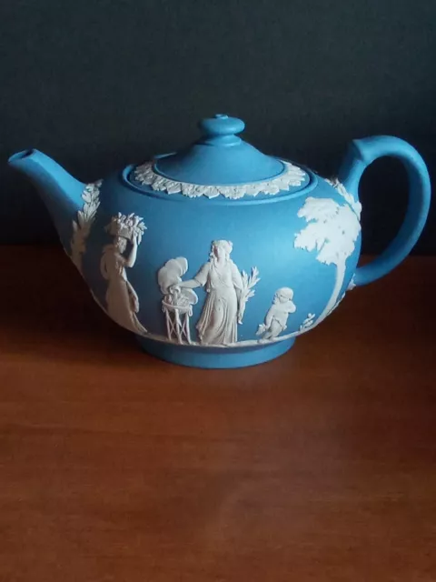 Wedgewood Blue 5" Teapot