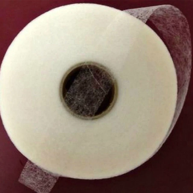 Cinta de dobladillo fusible sin coser hierro artesanal tela de doble cara hágalo usted mismo Ch
