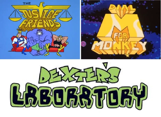 HANNA-BARBERA THE JUSTICE Friends, Dial M For Monkey, Dexter's Lab