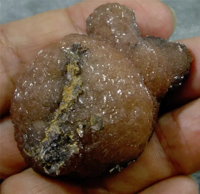 Olmiite Reddish Crystal Aggregate Specimen 4.7cm 51.5 gm N'chwaning II Mine SA