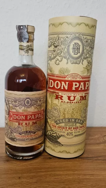 Don Papa SMALL BATCH 1l Flasche mit Tube sehr Rare Small Batch