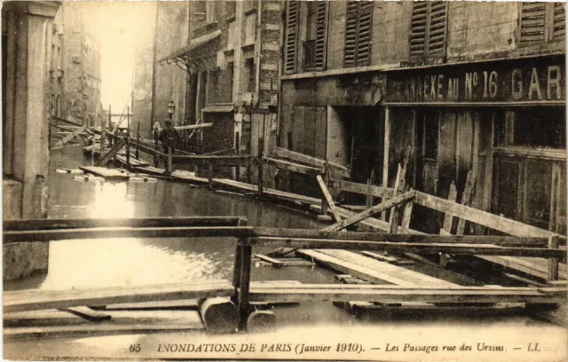 1910 CPA PARIS 4th Indonations. Les Passage rue des Ursins (464220)