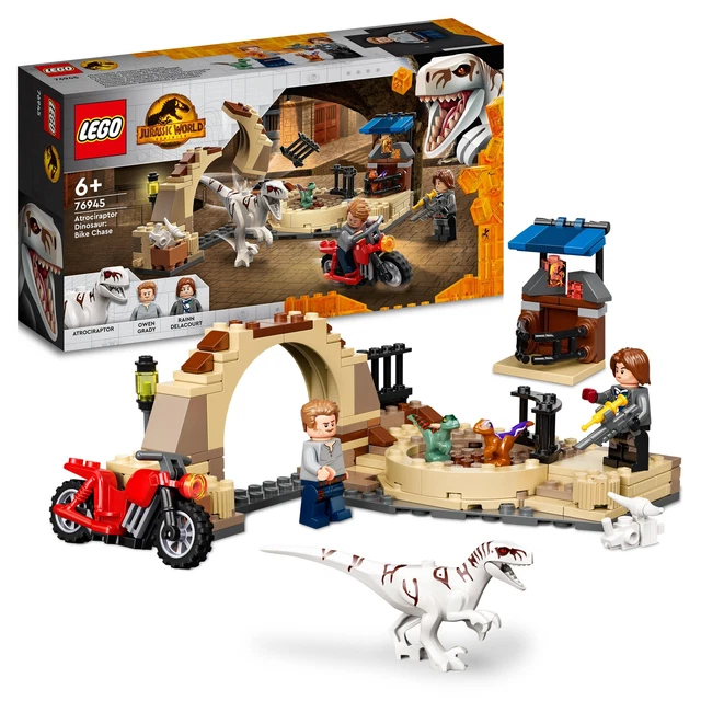 Jurassic World Lego Atrociraptor Dinosaur Minifigure Part Dominion 76945 New main image 1