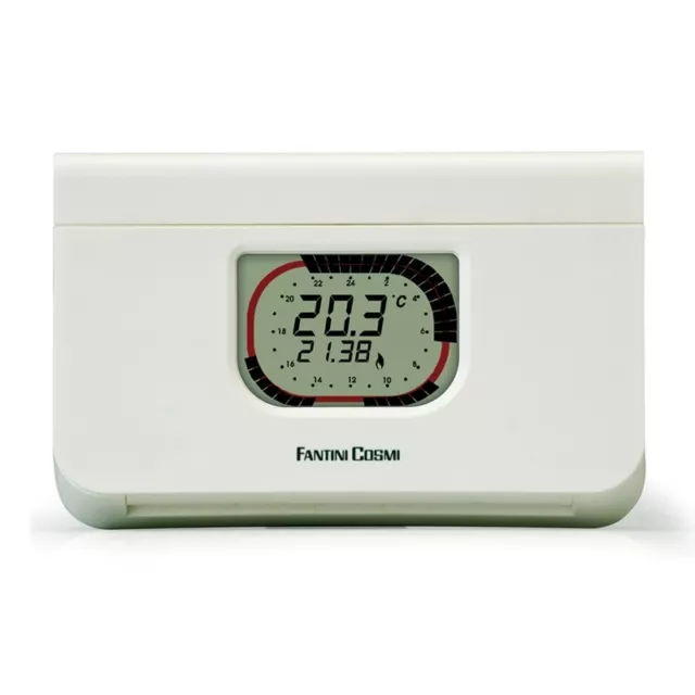 Fantini Cosmi C68 Thermostat Programmable Journalier La Batterie Avec Boutons