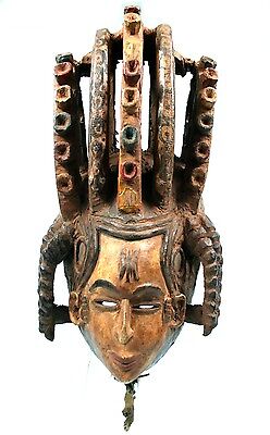 Art African Arts First Tribal - Spectacular Mask Igbo Ibo - 47 CMS