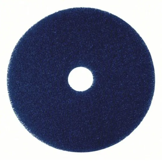 5 Heavy Duty 19" Blue Floor Scrubber Pads Cleaning, Scrubbing Box of 5