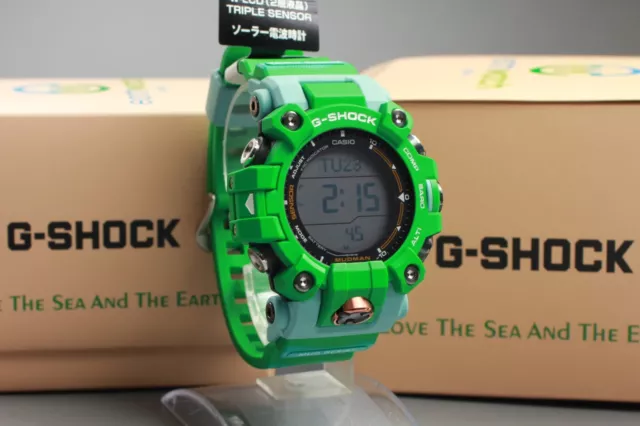 [MINT IN BOX] CASIO G-SHOCK GW-9500KJ-3JR Love the sea and the earth Green